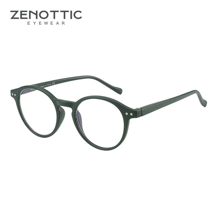ZENOTTIC 2026 Retro Reading Glasses Anti Blue Light Blocking Readers Fashion Lightweight Eyeglasses Women Men Diopter 0 to 4.0