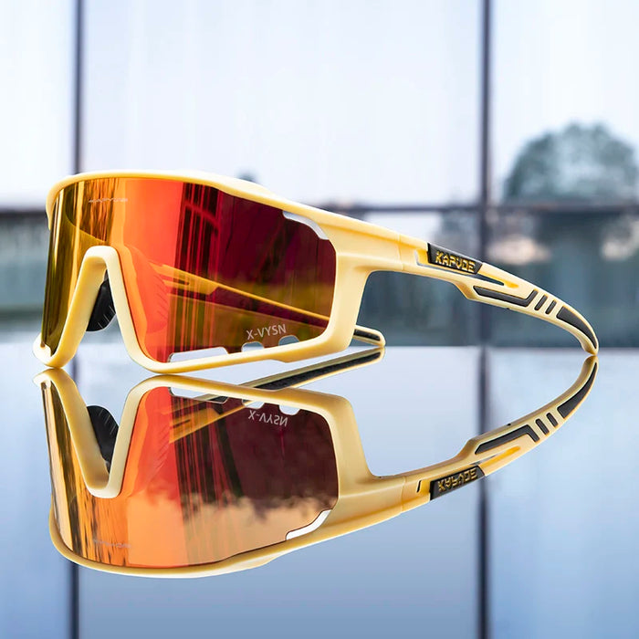 KAPVOE UV400 Cycling Glasses Men MTB Cycling Sunglasses Outdoor Sports Running Eyewear Women Road Bike Glasses