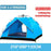 Goture Outdoor Camping Tent 2-6 People Portable Folding Automatic Tent Beach Fishing Family Travel  Park Anti-UV Shade