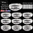 20-200 piezas Pulseras LED personalizables para bodas Pulsera de control de música y sonido Pulsera luminosa ajustable para bodas, cumpleaños, conciertos