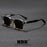 HBK Fashion Retro Men Sunglasses Classic Square Frame  Design Sun Glasses Women Outdoor Travel Party Business Festival Gift