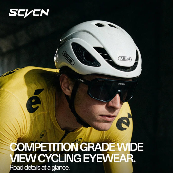 5PACK SCVCN Outdoor Photochromic Cycling Sunglasses MTB Bike Cycling Goggles Men Women Bicycle Sports Hiking Eyewear UV400 Pickleball