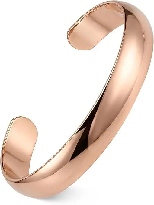 Pure Copper Bracelets for Women Men Waterproof Healing Cuff Bracelets Adjustable Chunky Healing Copper Bangle Jewelry Gifts