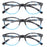 MODFANS Reading Glasses For Women Small face Readers Ladies Eyeglasses Frame With Spring Hinge Presbyopic glasses +2.0 +2.5 +3.0