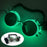 Gafas futuristas cyberpunk luminosas Rave Gafas iluminadas cibernéticas Visor LED que brilla para accesorios de espectáculo de música EDM