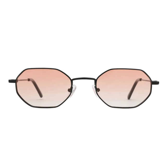 ZENOTTIC Retro Small Polygon Polarized Sunglasses Women Metal UV400 Sun Glasses Men Anti-Glare UV400 Goggles Driving Eyewear