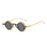 Nouvelles lunettes de soleil rondes rétro deux en un en titane pur pour femme, style Y2K, personnalité steampunk, haute qualité, pour homme, Gafas De Sol UV400