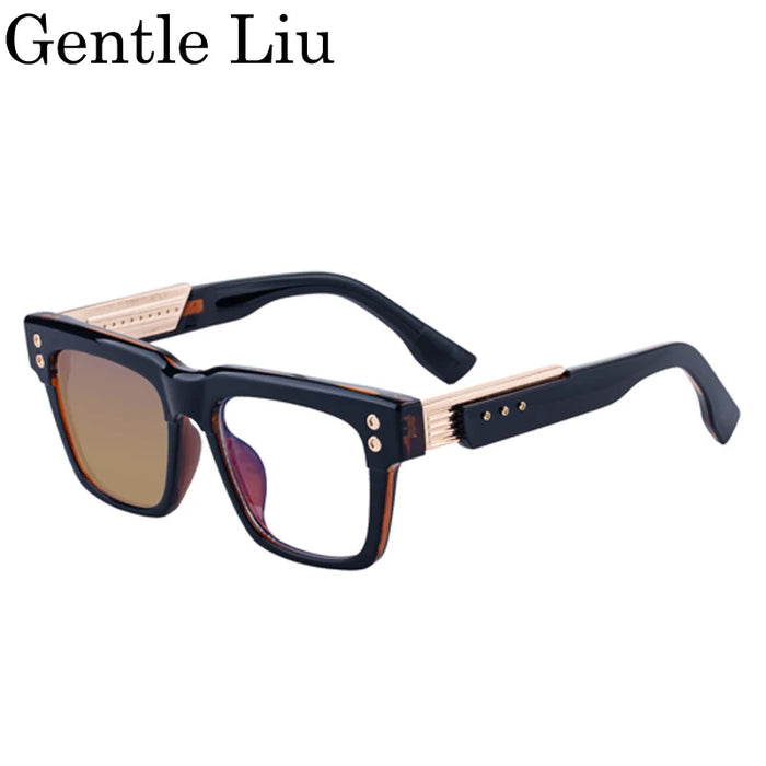 Classic Polarized Square Punk Sunglasses Men 2026 Luxury Brand Driving Change Color Sun Glasses For Male Steampunk Eyewear Shade