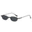 Luxury Small Frame Rectangular Women Sunglasses 2025 Fashion Brand Transparent Ocean Lens Design Metal Frame Men Glasses UV400