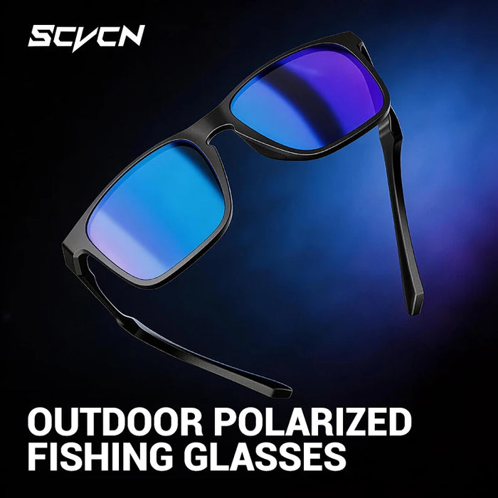 SCVCN Fashion Polarized Sunglasses for Men Outdoor Fishing Glasses Sports Bike UV400 Protection Women Bicycle Hiking Eyewear