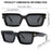 Photochromic Steampunk Square Sunglasses Men 2026 Luxury Designer Vintage Punk Sun Glasses Hip Hop Streetwear Driving Eyewear