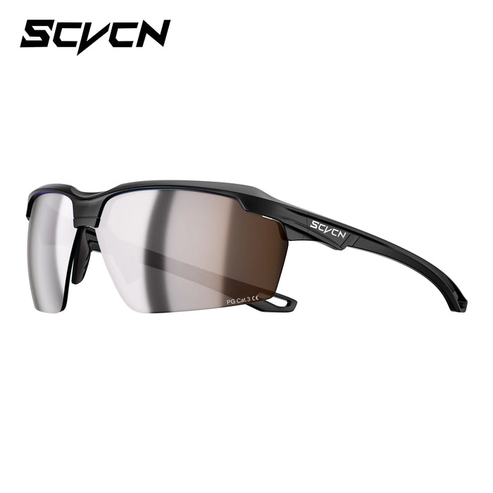 SCVCN Photochromic Cycling Sunglasses Marathon Running Glasses Men Outdoor Sports Women Driving Bicycle Bike Eyewear New