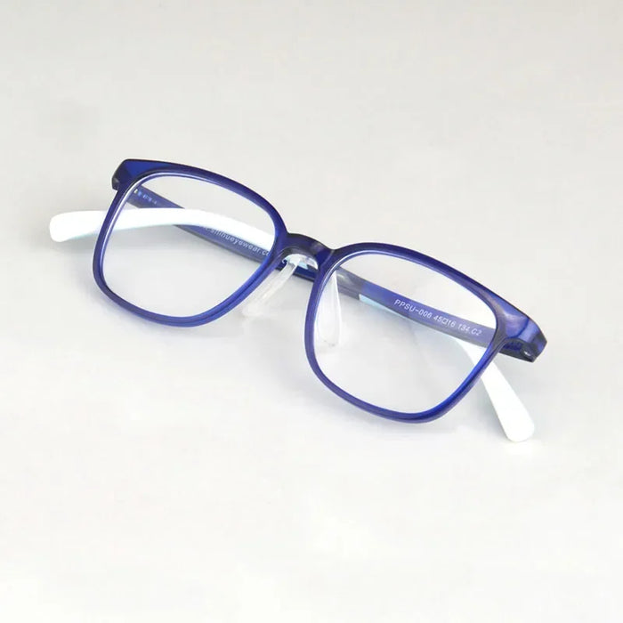 SHINU Lunettes pour enfants 2025 Monture en plastique PPSU Anti-lumière bleue Verres d'ordinateur Lunettes roses pour enfants Monture sans correction