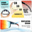 SCVCN Fashion Outdoor Cycling Sunglasses Men MTB Bike Glasses Sports Hiking Mountain Women Bicycle Cycling UV400 Goggles