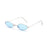 1PC Vintage Small Frame Shades Retro Oval Black Sunglasses Unisex Luxury Brand Designer Pink Sun Glasses Female Travel Eyewear