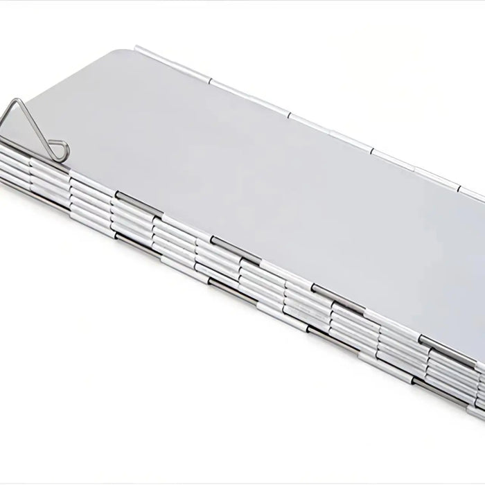 8/9/10 Platos Estufa de Gas Parabrisas Exterior Camping Picnic Cocina Quemador Pantalla Cortavientos Aleación de Aluminio Pantalla Cortavientos