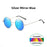 VIVIBEE Lunettes de soleil classiques polarisées rondes en métal pour femmes, décontractées, rétro UV400, pour hommes, noires, tendance 2026