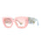 Colorful Square Sunglasses Women Wide Glasses Legs Men Travel Shades Male Female UV400 Gafas Oculos Retro Brand Designer Luxury