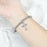 5mm Copper Beaded Bracelets With Alloy Cross Pendant Bangles Fashion Women Elastic Rope Wristbands Men Energy Yoga Jewelry Gifts