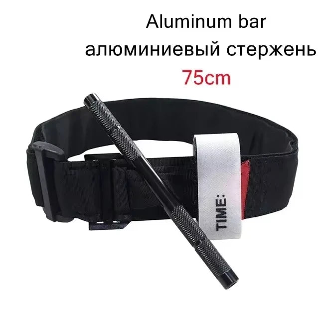 Torniquete de varilla de aluminio metálico de 65/75/95 cm Torniquete táctico de supervivencia para hemostasia, segunda generación mejorada, uso repetido