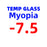 Optical Myopia Scuba Diving Mask Snorkel Set Tempered Glass,Dry Top Swimming Googles Nearsighted Lenses Short-Sighted