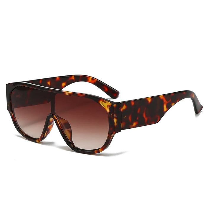 Lunettes de soleil masque bouclier oversize Y2K femmes hommes, monopièce, steampunk, grandes montures, lunettes punk, teintes coupe-vent, lunettes de protection