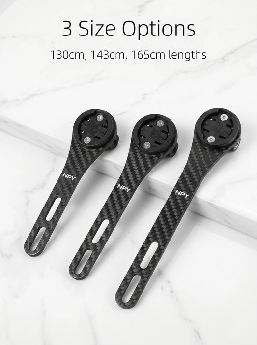 NPY Carbon Fiber Speedometer Holder Integrated Handlebar Mount For Wahoo/Bryton/Garmin Speedometer Mount Bicycle Accessories