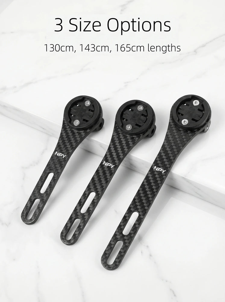 NPY Carbon Fiber Speedometer Holder Integrated Handlebar Mount For Wahoo/Bryton/Garmin Speedometer Mount Bicycle Accessories