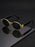 VIOLA MAG Retro Oval Sunglasses for Men Women, Vintage Small Round Polarized Sun Glasses, UV400 Protection Fashion Shades with F