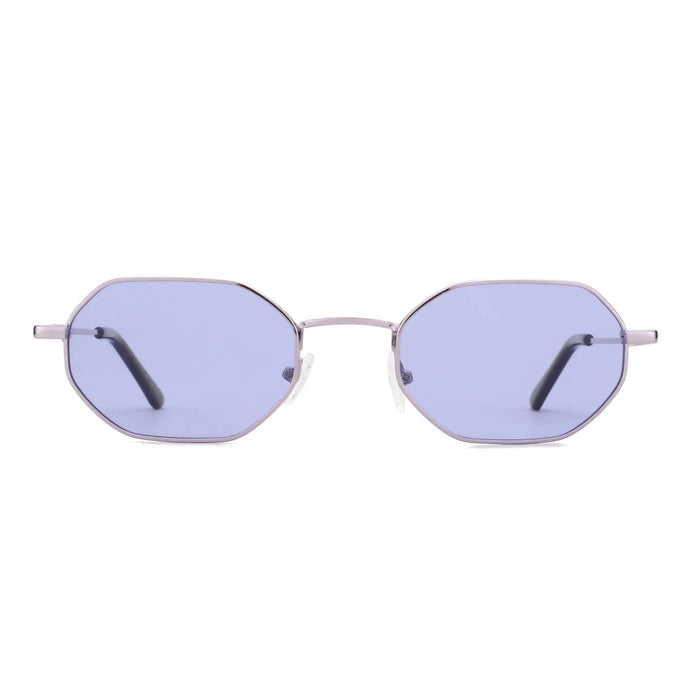 ZENOTTIC Retro Small Polygon Polarized Sunglasses Women Metal UV400 Sun Glasses Men Anti-Glare UV400 Goggles Driving Eyewear
