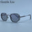 Lunettes de soleil polygonales carrées Steampunk Homme 2026, marque de luxe, monture métallique géométrique vintage, verres dégradés photochromiques