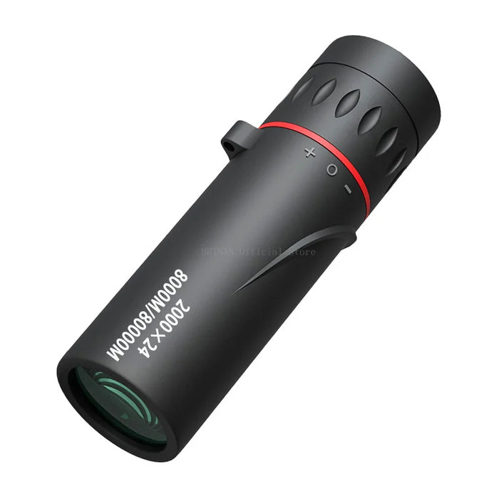2000x24 Monocular Telescope Mini Portable Binocular Waterproof Outdoor Camping Climbing Birdwatching Telescopes