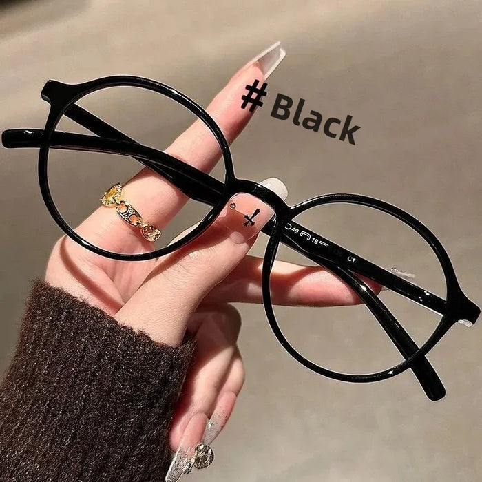 New Round Reading Glasses Women Computer Glasses Hyperopia Presbyopia Eyeglasses Clear Lens Prescription Eyewear очки для