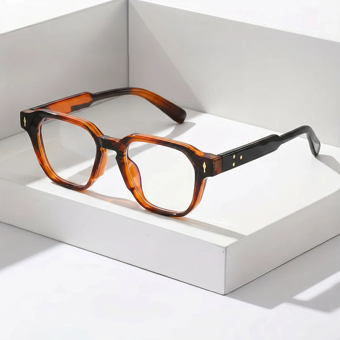 Retro Square Reading Glasses, Available In Multiple Degrees For Both Men's And Women's Business Reading, Simple Daily Casual