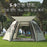 Portable Automatic Waterproof Camping Tent Rainproof Outdoor Folding Tent Instant Pop Up Tent Tourist tent for Hiking Picnic