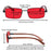 SHINU Brand Good Sleep Blue Light Blocking Glasses Men Red and Orange Lenses Anti Blue Light Eliminate Eye Strain Glasses