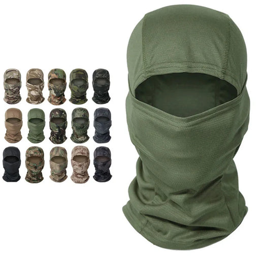 Pasamontañas Táctico Multicam Mascarilla Facial Completa Cubrecabeza Ciclismo Caza Sombrero Camuflaje Pasamontañas Bufanda