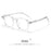 HBK Square Men's Optical Eyeglass Frame Retro High Quality Brand Eyewear Women's Anti Blue Light Decoration Glasses