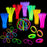 10/20/50/100 unidades de barras luminosas, palos de luz para fiestas, pulseras de bricolaje, conciertos, raves, artículos de fiesta de neón, festivales, actividades nocturnas JXB