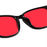 Unisex Red Yellow Orange Tinted Anti Blue Light Glasses, Night Sleep Red Lens Filter Eyewear for Eye Strain Relief