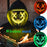 Máscara LED luminosa V de Vendetta, máscara facial completa anónima que brilla en la oscuridad para fiestas, raves, Halloween, cosplay y accesorios de disfraces.