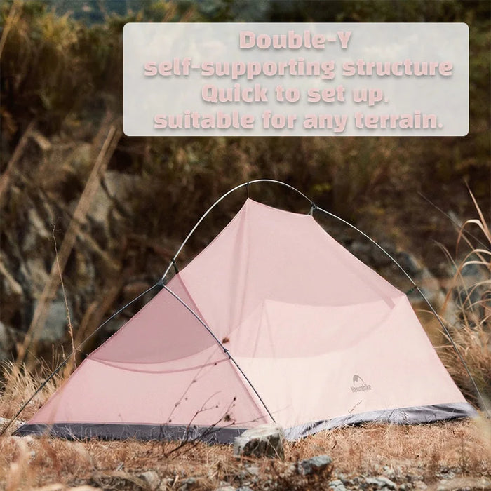 Naturehike CloudUp Base Tent 1/2 Person Ultralight Trekking Tent Outdoor Camping Hiking Portable Pink/Blue Color Tents 2026 New