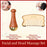 Copper guasha plate pure brass household scalp universal massage comb Mammary Scraping comb body massage tool