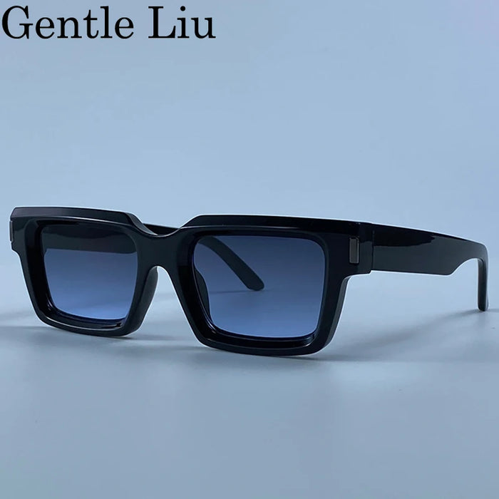 Photochromic Steampunk Square Sunglasses Men 2026 Luxury Designer Vintage Punk Sun Glasses Hip Hop Streetwear Driving Eyewear