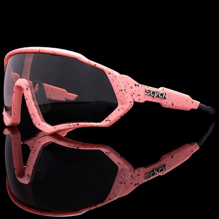SCVCN Fashion Road Bicycle Glasses UV400 Photochromic Sunglasses MTB Men Women Sports Protection Eyewear Runing Cycling Goggles