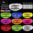 20-200 piezas Pulseras LED personalizables para bodas Pulsera de control de música y sonido Pulsera luminosa ajustable para bodas, cumpleaños, conciertos