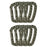 4/8/16pcs Tactical Plastic Carabiner Clip Keychain D-Shape Hard Spring Snap Gear Hook Outdoor Camping Hiking EDC Tools