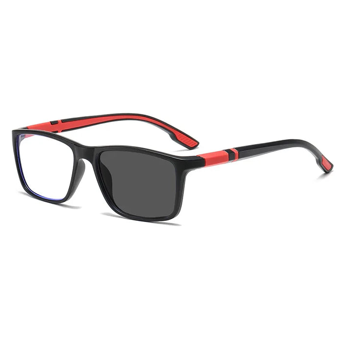 -0.5 -0.75 -1.25 Photochromic Anti Blue Light Outdoor Sports Cycling Ultra Light High-definition Color Changing Myopia Glasses