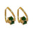 1 Pair Copper Magnetherapy Germanium Earrings Colorful Lymphvity Magnetherapy Earring Luxury Weight Loss Earring Women