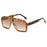 Square Sunglasses Women Double Color Frame Female Shades Brand Designer Men Gafas Luxury Sun Glasses UV400 Eyewear